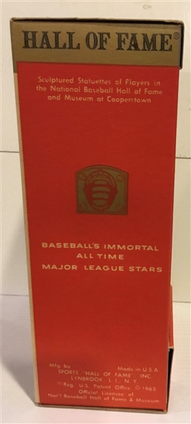 1963 JIMMY FOXX HALL OF FAME BUST w/BOX