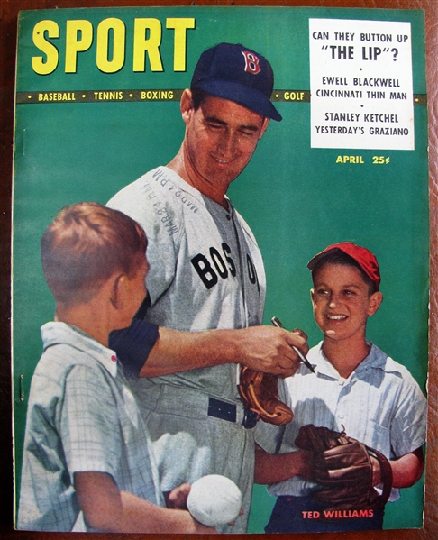 1948 SPORT MAGAZINE w/ TED WILLIAMS COVER