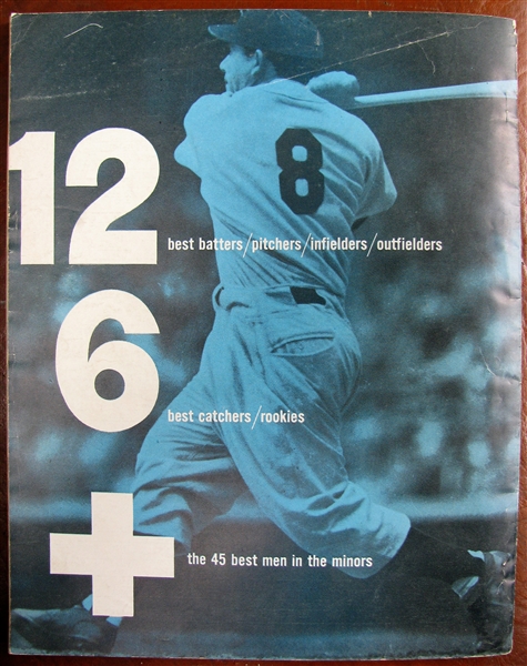 1958 BASEBALL STARS MAGAZINE w/ TED WILLIAMS COVER
