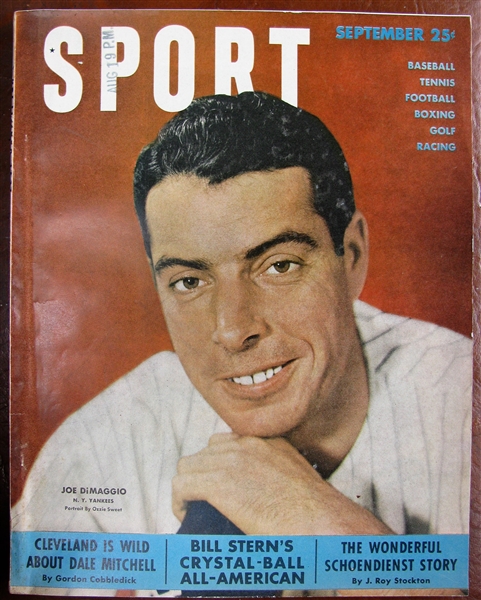 1949 SPORT MAGAZINE w/ JOE DIMAGGIO COVER