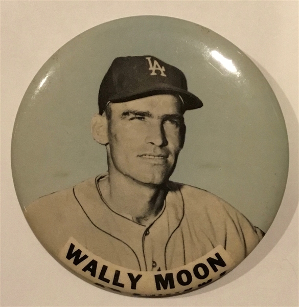 50's WALLY MOON LOS ANGELES DODGERS LARGE SIZE PIN