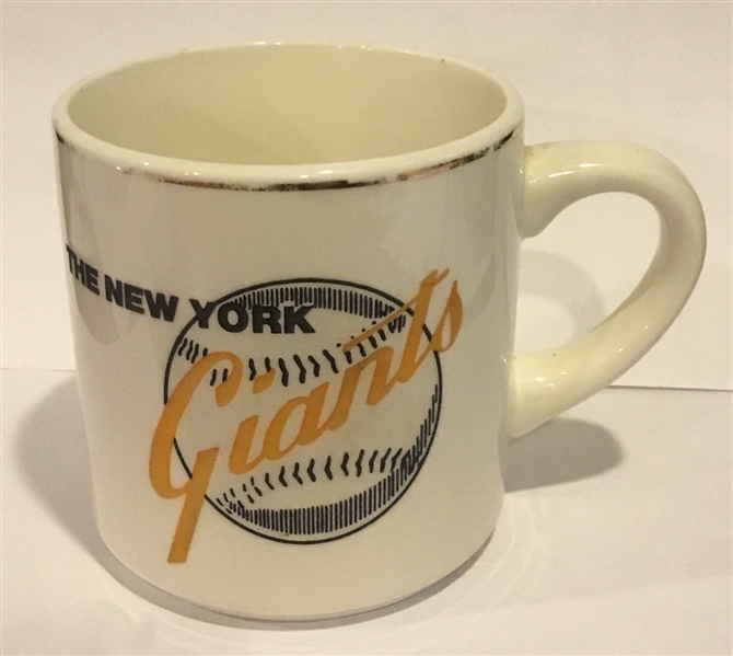 50's NEW YORK GIANTS COFFEE MUG - HTF