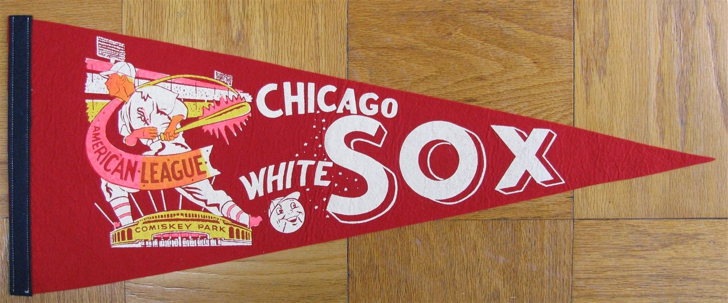 50's CHICAGO WHITE SOX A.L. CHAMPIONS PENNANT