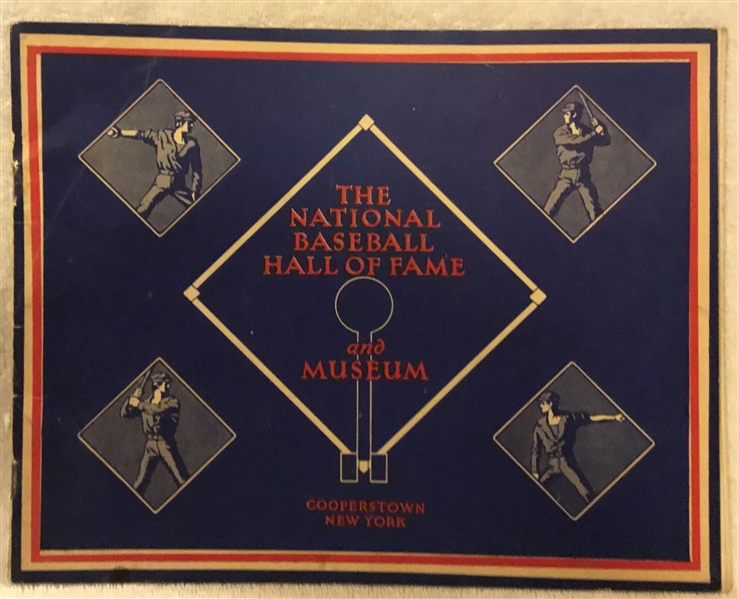 1949 NATIONAL BASEBALL HALL OF FAME & MUSEUM BOOKLET