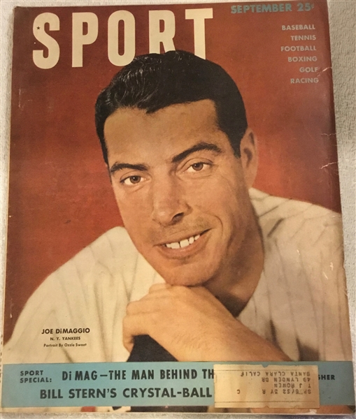 SEPTEMBER 1949 SPORT MAGAZINE w/DIMAGGIO COVER
