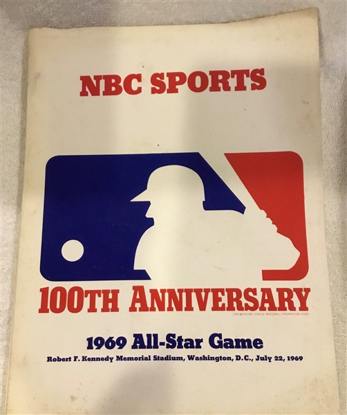 1969 NBC SPORTS 1969 ALL-STAR GAME PAMPHLET 