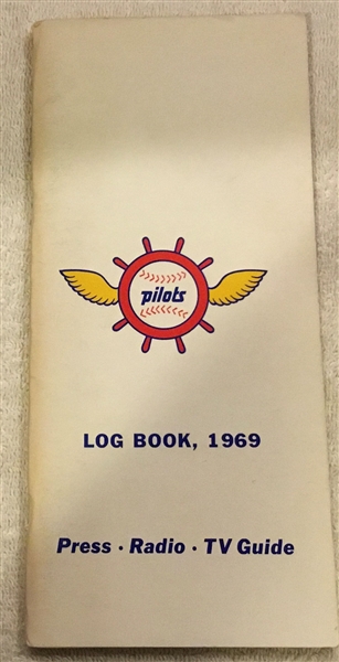 1969 SEATTLE PILOTS MEDIA GUIDE - ONLY YEAR OF FRANCHISE