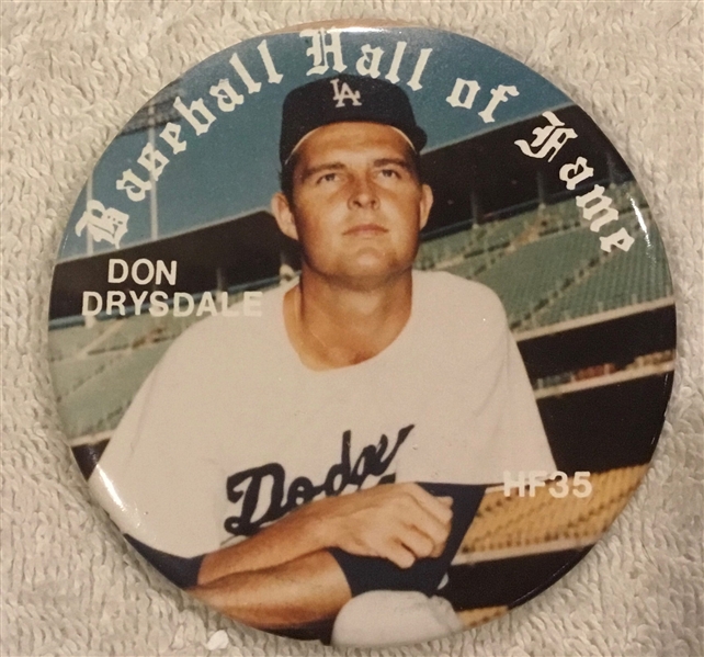 DON DRYSDALE HALL OF FAME PIN