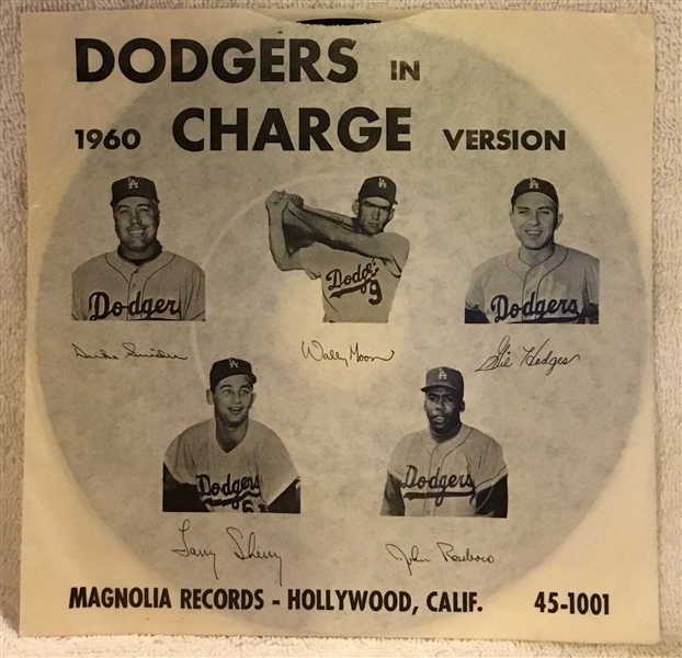 1960 LOS ANGELES DODGERS DODGERS IN CHARGE RECORD
