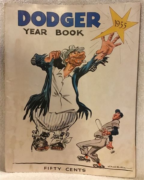 1955 BROOKLYN DODGERS YEAR BOOK - CHAMPIONSHIP YEAR