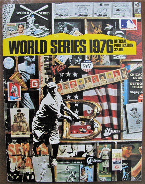 1976 WORLD SERIES PROGRAM