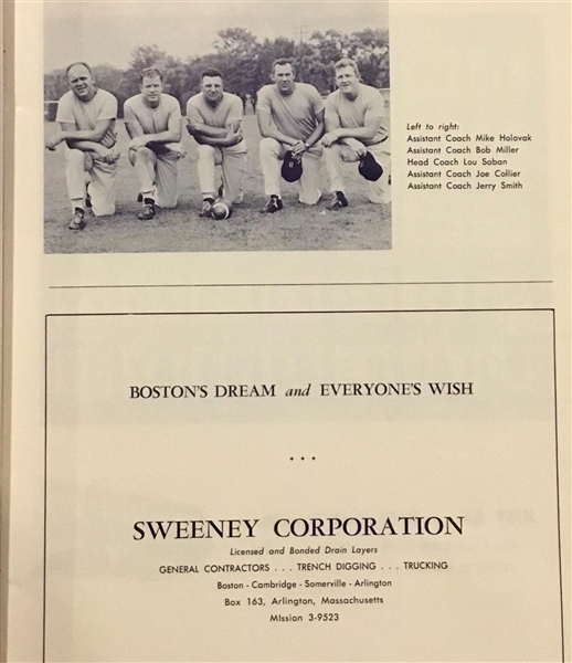 1960 BOSTON PATRIOTS vs DENVER BRONCOS - 1st EVER AFL GAME
