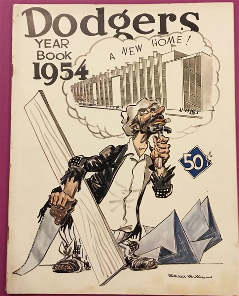 1954 BROOKLYN DODGERS YEARBOOK