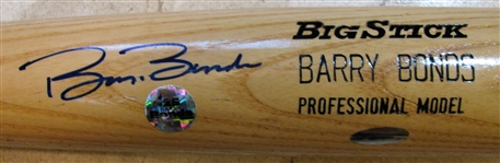 BARRY BONDS SIGNED BAT w/STEINER LOA