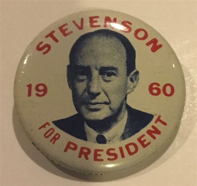 1960 STEVENSON FOR PRESIDENT PIN