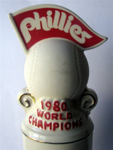 1980 PHILADELPHIA PHILLIES WORLD CHAMPIONS DECANTER