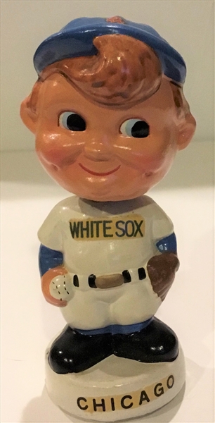 60's CHICAGO WHITE SOX mini BOBBING HEAD