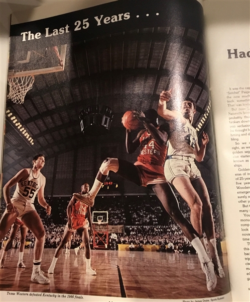 1981 NCAA BASKETBALL FINAL-FOUR PROGRAM w/SAMPSON, THOMAS & WORTHY