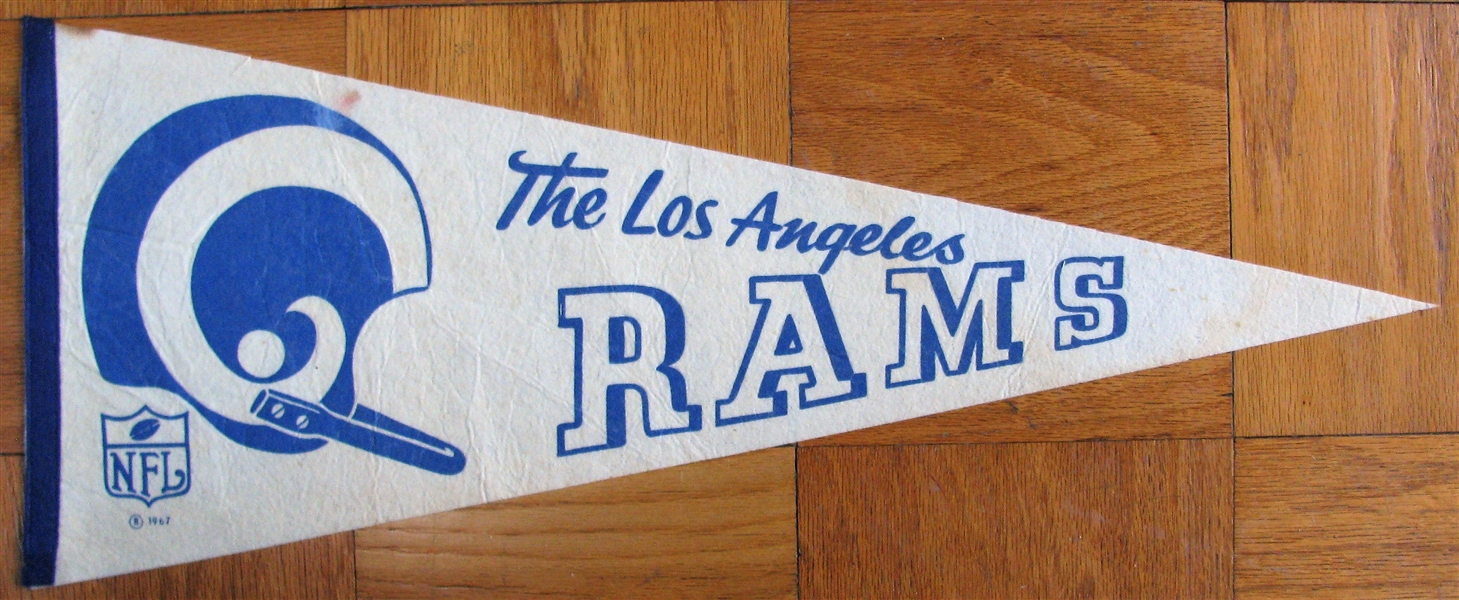 60's LOS ANGELES RAMS PENNANT