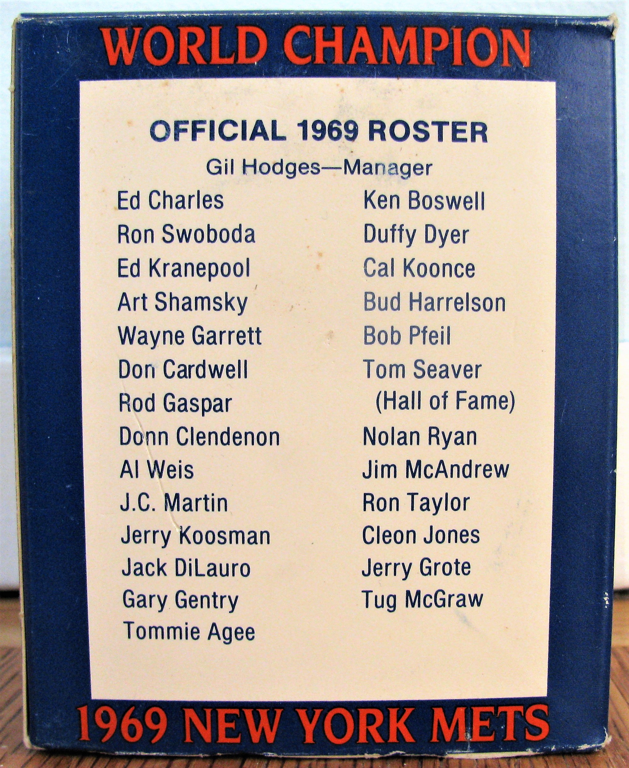 Lot Detail - 1969 NY METS 25th ANNIVERSARY TEAM SIGNED FACSIMILE