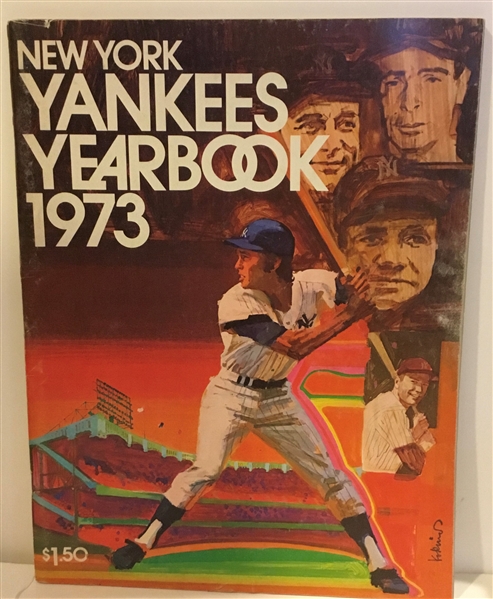 1973 NEW YORK YANKEES YEARBOOK