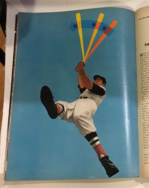 1968 TED WILLIAMS THE SCIENCE OF HITTING SPORTS ILLUSTRATED