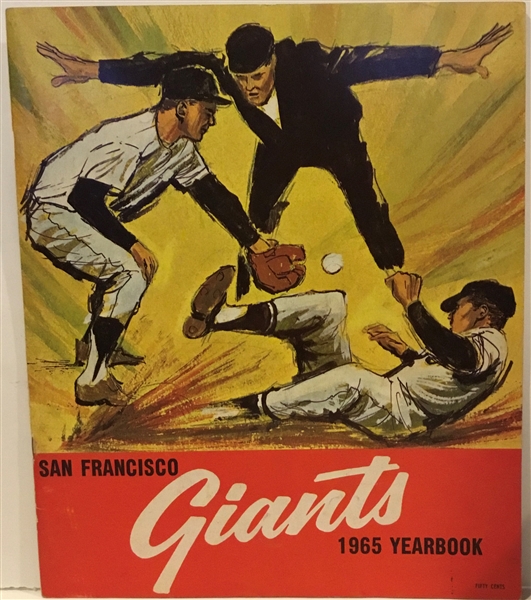 1965 SAN FRANCISCO GIANTS YEARBOOK