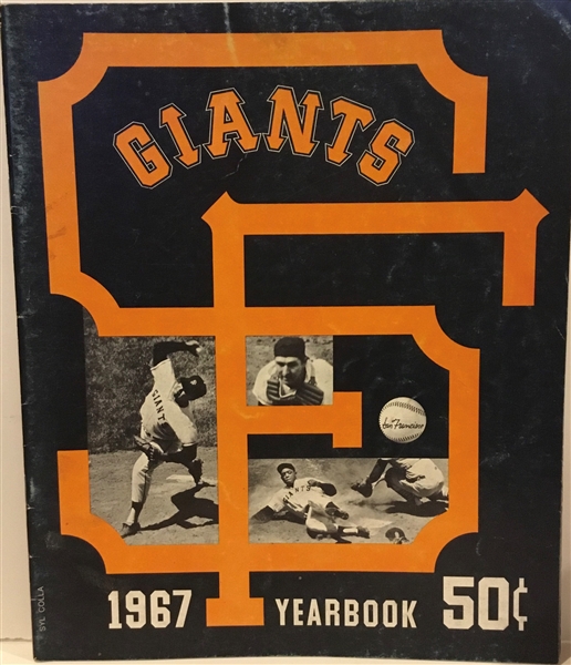 1967 SAN FRANCISCO GIANTS YEARBOOK