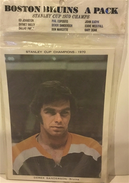 1970 BOSTON BRUINS STANLEY CUP CHAMPIONS PHOTO PACK - SEALED