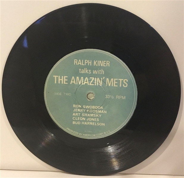 1969 RALPH KINER TALKS WITH THE AMAZIN' METS RECORD - HTF