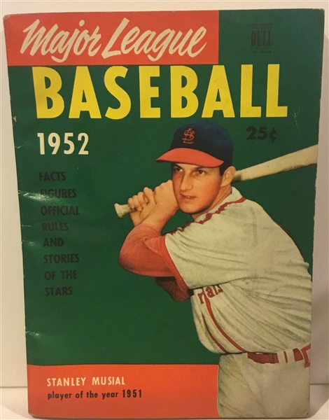 1952 DELL's MAJOR LEAGUE BASEBALL BOOKLET w/STAN MUSIAL COVER