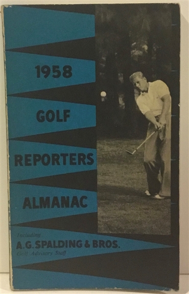 1958-61 GOLF REPORTERS ALMANAC- 4 DIFFERENT