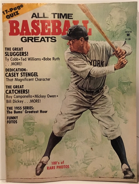 1976 ALL-TIME BASEBALL GREATS MAGAZINE w/RUTH COVER