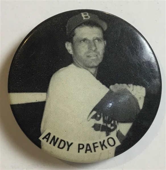 50's ANDY PAFKO BROOKLYN DODGERS PIN