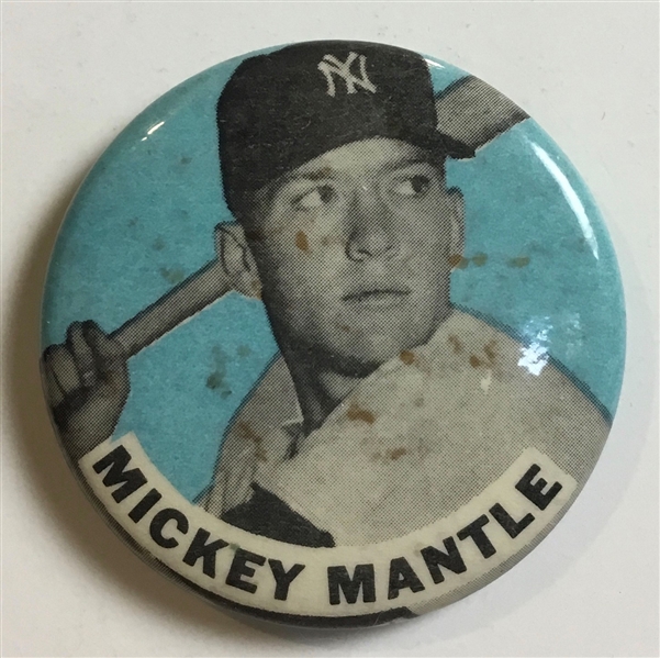 50's MICKEY MANTLE PIN