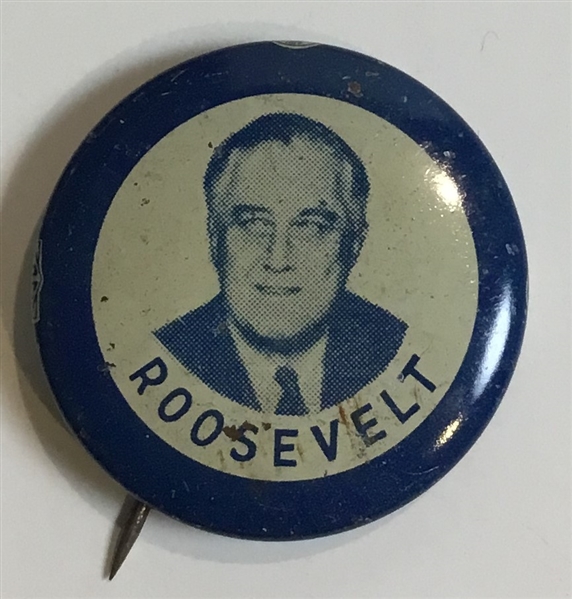 VINTAGE FDR CAMPAIGN PIN
