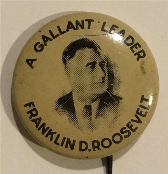 VINTAGE 30's / 40's FRANKLIN DELANO ROOSEVELT PIN
