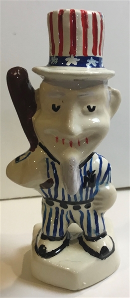 50's NEW YORK YANKEES MASCOT BANK ON HOME PLATE