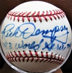 RICK DEMPSEY "1983 WORLD SERIES M.V.P." SIGNED BASEBALL w/JSA