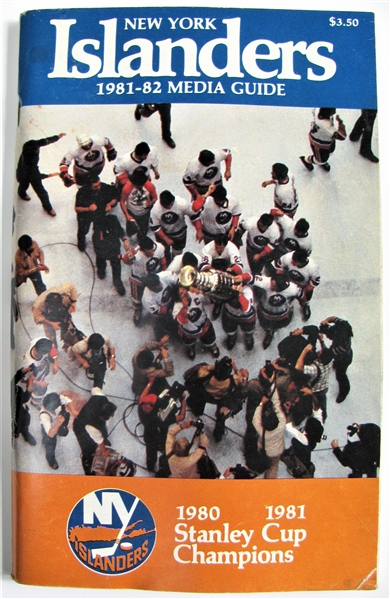 1981-82 NEW YORK ISLANDERS MEDIA GUIDE