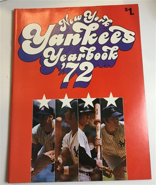 1972 NEW YORK YANKEES YEARBOOK
