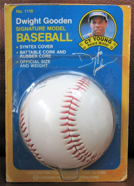 DWIGHT GOODEN SIGNATURE MODEL BASEBALL SEALED