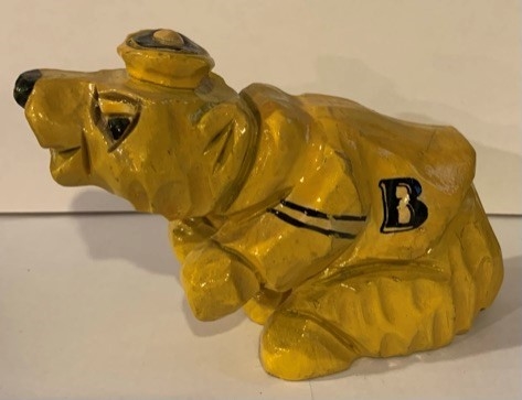 50's BOWDOIN COLLEGE POLAR BEAR CARTER HOFFMAN STATUE