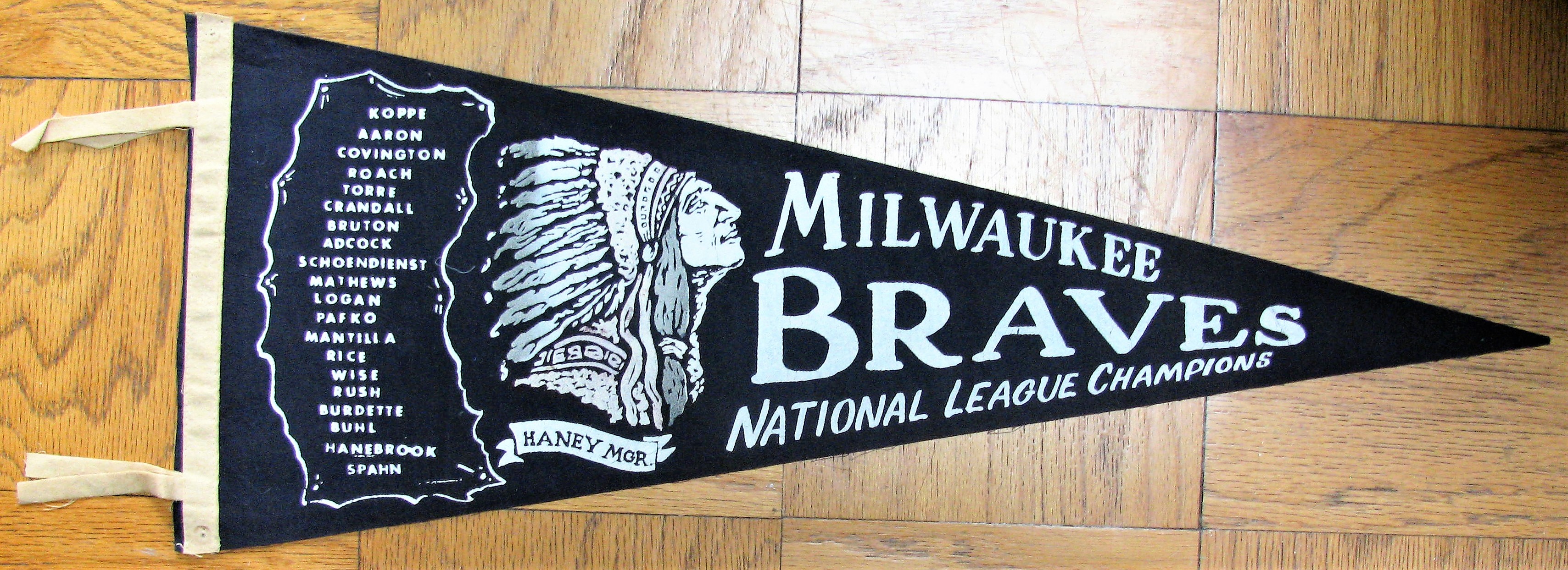 Lot Detail 1958 MILWAUKEE BRAVES NATIONAL LEAGUE CHAMPIONS SCROLL