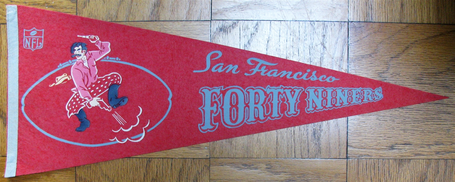 60's SAN FRANCISCO FORTY-NINERS PENNANT