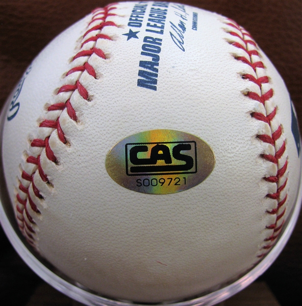 JOHN FRANCO SIGNED BASEBALL w/JSA COA