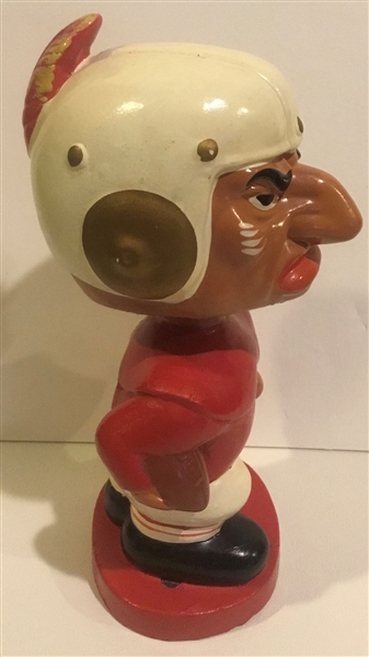 60's STANFORD INDIANS MASCOT BOBBING HEAD - RARE