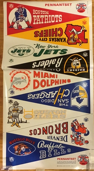 1966 AFL PENNANT SHEET - UNCUT