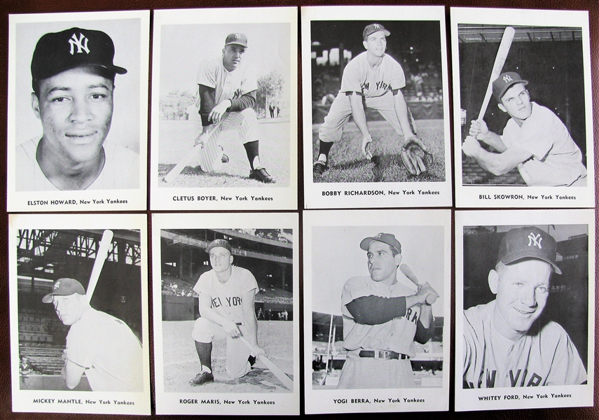 1961 NEW YORK YANKEES PHOTO PACK w/ENVELOPE