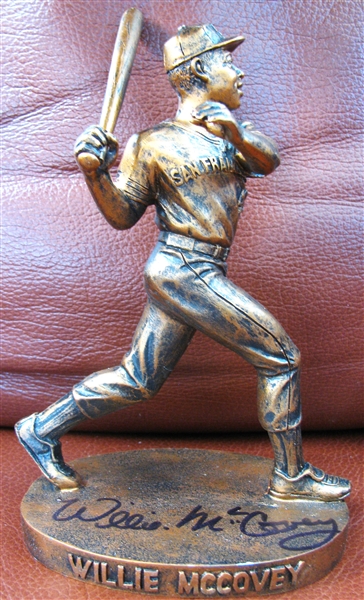 WILLIE McCOVEY SIGNED HARTLAND STATUE IN BOX w/CAS